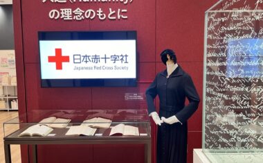 ▲大宮キャンパス本館1階の展示