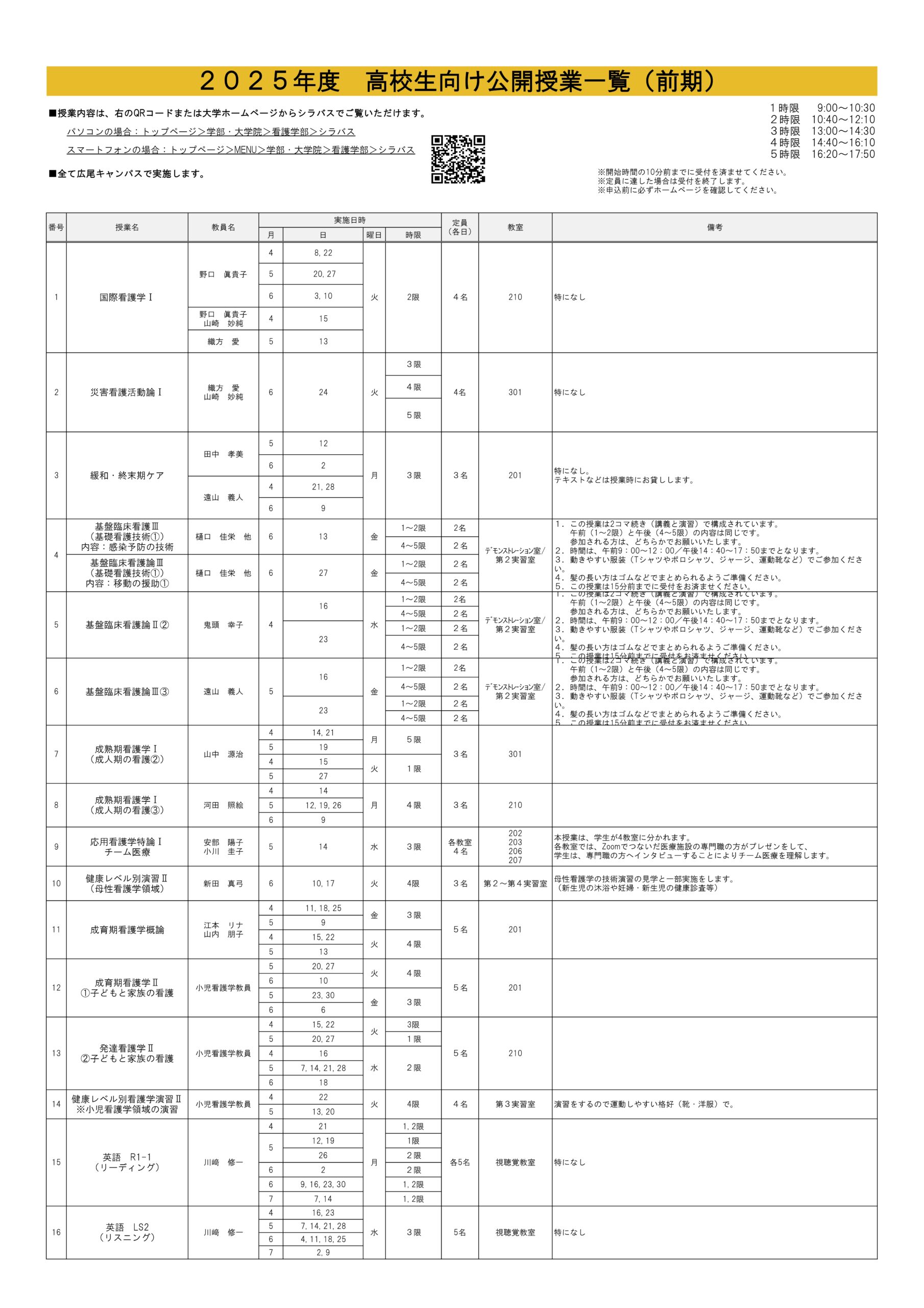 公開授業（看護学部・さいたま看護学部） | 日本赤十字看護大学