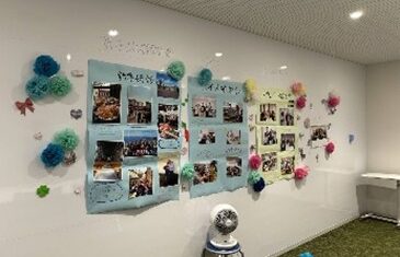 　　　　　＜国際交流部会展示＞